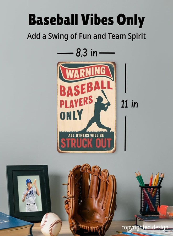Opix Design Baseball Room Decor Sign for Boys - Cool Baseball gifts for boys 8-12, Perfect as Baseball Decorations, Bedroom, Posters, Accessories, and Sports Memorabilia by Opix Design, Baseball - Image 2
